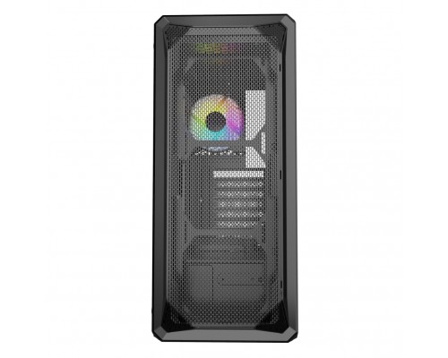 Корпус Powercase Mistral Z1 Mesh LED, Tempered Glass, 1x 120mm 5-color fan, чёрный, ATX  (CMIZB-L1)