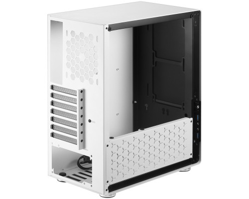 Корпус JONSBO U4 White без БП, боковая панель из закаленного стекла, mini-ITX, micro-ATX, ATX, белый