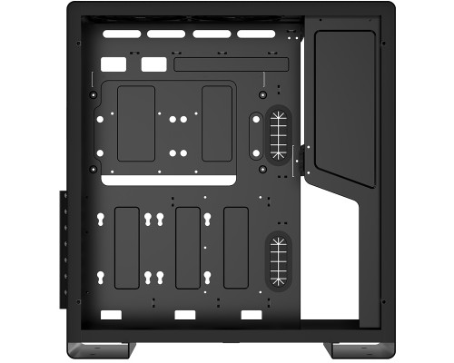 Корпус JONSBO U5 Black без БП, боковые панели из закаленного стекла, mini-ITX, micro-ATX, ATX, черный