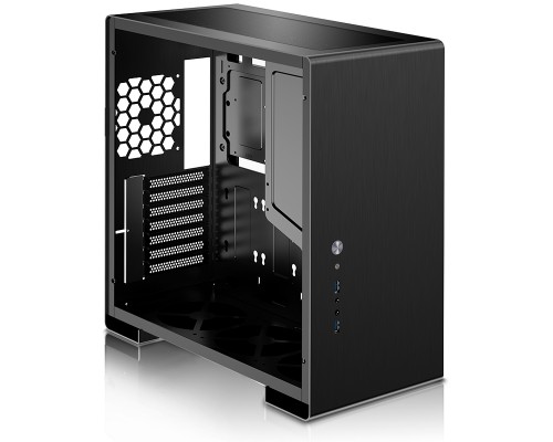 Корпус JONSBO U5 Black без БП, боковые панели из закаленного стекла, mini-ITX, micro-ATX, ATX, черный