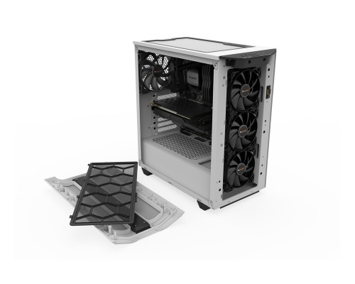 Корпус be quiet! PURE BASE 500 DX WHITE / midi-tower, atx, tempered glass / 3x 140mm fans inc. / BGW38