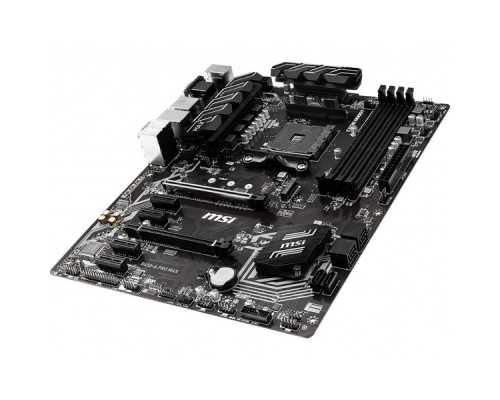 Материнская плата MSI B450-A PRO MAX / AMD B450 AM4 4xDDR4-4133 6xSATA 1xM.2 VGA DVI HDMI / ATX