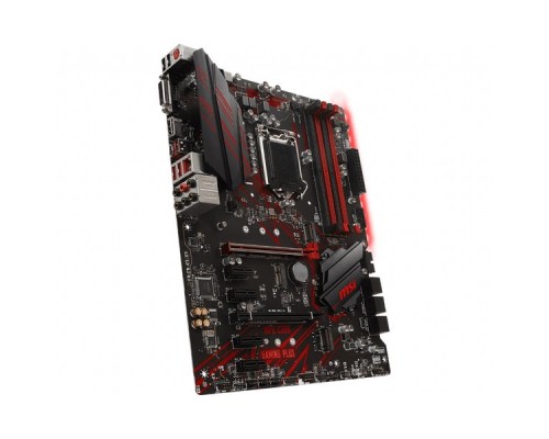 Материнская плата MSI MPG Z390 GAMING PLUS / Intel Z390 LGA1151 4xDDR4-4400 2xPCIEX16 4xPCIEX1 6xSATA 3xM.2 USB-C 3xUSB3.1 2xUSB2.0 DVI HDMI ATX / RTL