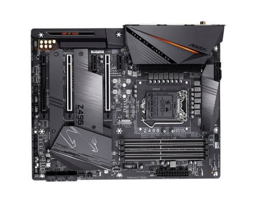 Материнская плата GIGABYTE Z490 AORUS PRO AX / Intel Z490 LGA1200 4xDDR4-5000 2xM.2 6xSATA WIFI BT HDMI / ATX