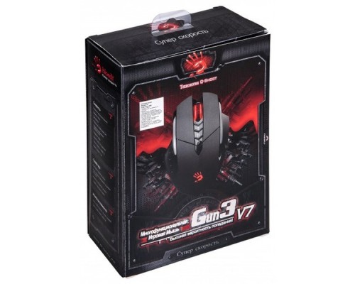 Мышь игровая A4Tech Bloody V7 / USB / Wired / Optical / Black