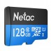 Карта памяти MicroSDXC 128GB  Netac Class 10 UHS-I U1 P500 Standart + адаптер  [NT02P500STN-128G-R]