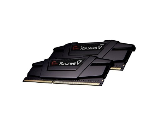 Модуль памяти DDR4 G.SKILL RIPJAWS V 16GB (2x8GB kit) 3600MHz CL16 1.35V / F4-3600C16D-16GVKC / CLASSIC BLACK