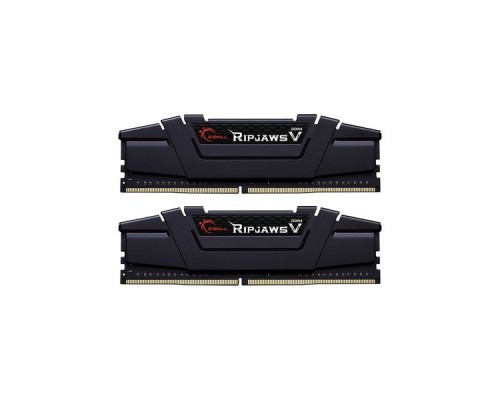 Модуль памяти DDR4 G.SKILL RIPJAWS V 16GB (2x8GB kit) 3600MHz CL16 1.35V / F4-3600C16D-16GVKC / CLASSIC BLACK