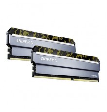 Модуль памяти DDR4 G.SKILL SNIPER X 16GB (2x8GB kit) 3600MHz CL19 1.35V / F4-3600C19D-16GSXKB / DIGITAL CAMO                                                                                                                                              