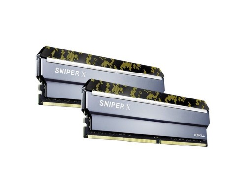 Модуль памяти DDR4 G.SKILL SNIPER X 16GB (2x8GB kit) 3600MHz CL19 1.35V / F4-3600C19D-16GSXKB / DIGITAL CAMO