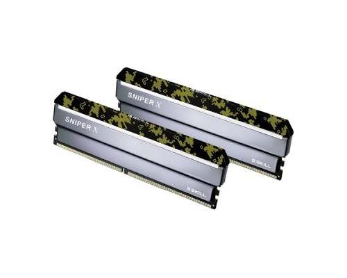 Модуль памяти DDR4 G.SKILL SNIPER X 16GB (2x8GB kit) 3600MHz CL19 1.35V / F4-3600C19D-16GSXKB / DIGITAL CAMO