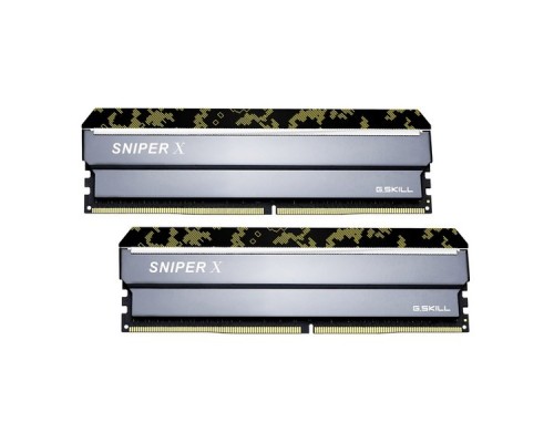 Модуль памяти DDR4 G.SKILL SNIPER X 16GB (2x8GB kit) 3600MHz CL19 1.35V / F4-3600C19D-16GSXKB / DIGITAL CAMO