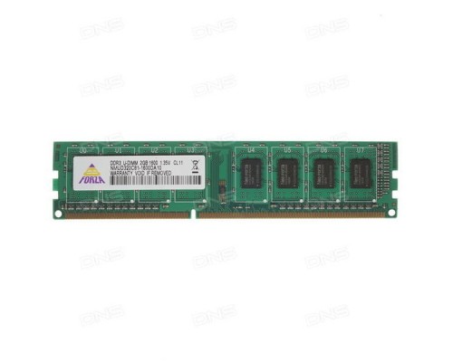 Модуль памяти DDR3 Neo Forza 2GB 1600MHz PC12800 CL11 1.35V Retail