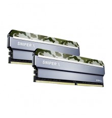 Модуль памяти DDR4 G.SKILL SNIPER X 16GB (2x8GB kit) 3200MHz CL16 1.35V / F4-3200C16D-16GSXFB / CLASSIC CAMO                                                                                                                                              