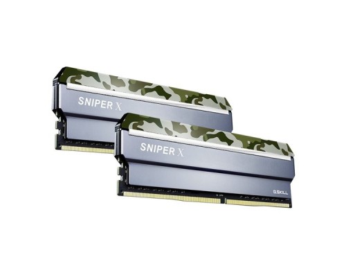 Модуль памяти DDR4 G.SKILL SNIPER X 16GB (2x8GB kit) 3200MHz CL16 1.35V / F4-3200C16D-16GSXFB / CLASSIC CAMO