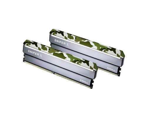 Модуль памяти DDR4 G.SKILL SNIPER X 16GB (2x8GB kit) 3200MHz CL16 1.35V / F4-3200C16D-16GSXFB / CLASSIC CAMO