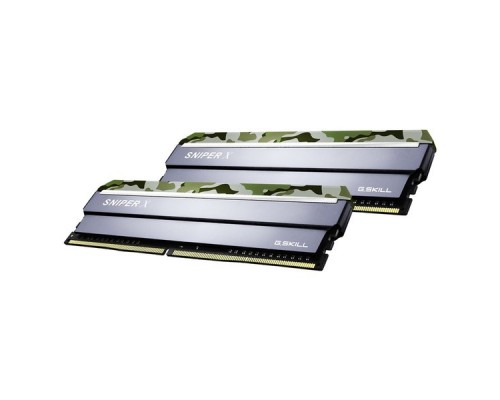 Модуль памяти DDR4 G.SKILL SNIPER X 16GB (2x8GB kit) 3200MHz CL16 1.35V / F4-3200C16D-16GSXFB / CLASSIC CAMO