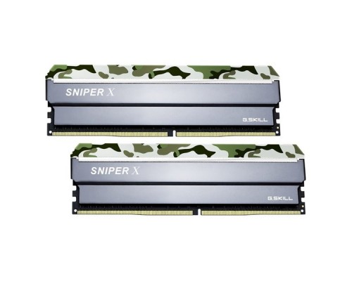 Модуль памяти DDR4 G.SKILL SNIPER X 16GB (2x8GB kit) 3200MHz CL16 1.35V / F4-3200C16D-16GSXFB / CLASSIC CAMO