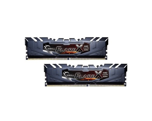 Модуль памяти DDR4 G.SKILL FLARE X (AMD) 32GB (2x16GB kit) 3200MHz CL16 1.35V / F4-3200C16D-32GFX / BLACK