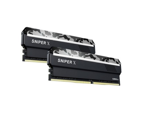 Модуль памяти DDR4 G.SKILL SNIPER X 32GB (2x16GB kit) 3600MHz CL19 1.35V / F4-3600C19D-32GSXWB / URBAN CAMO