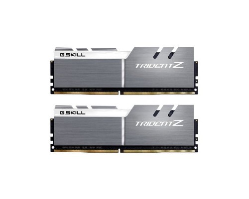 Модуль памяти DDR4 G.SKILL TRIDENT Z 32GB (2x16GB kit) 4000MHz CL19 1.35V / F4-4000C19D-32GTZSW / SILVER-WHITE