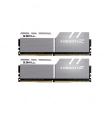 Модуль памяти DDR4 G.SKILL TRIDENT Z 32GB (2x16GB kit) 3600MHz CL17 1.35V / F4-3600C17D-32GTZSW / SILVER-WHITE                                                                                                                                            