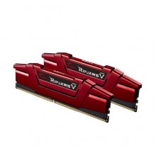 Модуль памяти DDR4 G.SKILL RIPJAWS V 16GB (2x8GB kit) 3466MHz CL16 1.35V / F4-3466C16D-16GVR / BLAZING RED                                                                                                                                                