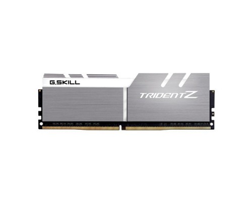 Модуль памяти DDR4 G.SKILL TRIDENT Z 16GB (2x8GB kit) 3600MHz CL17 1.35V / F4-3600C17D-16GTZSW / SILVER-WHITE