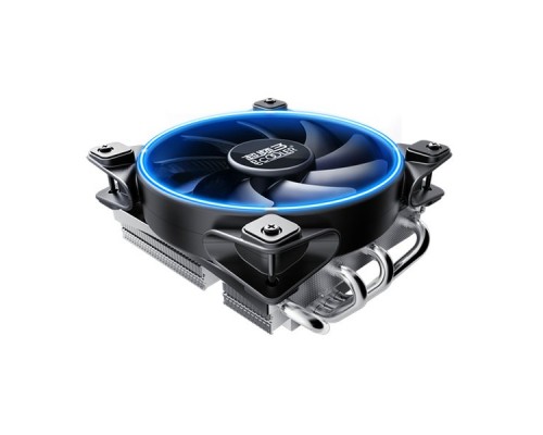 Кулер PCCooler GI-46U CORONA B LGA/115X/775/AM4/3/3+/AM2/2+/FM1/2/2+ (30 шт/кор, TDP 125W, 120mm PWM SilentPro Blue LED FAN, 4 тепловые трубки 6мм, 1000-1800RPM, 26,5dBa)