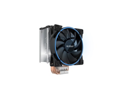 Кулер PCCooler GI-X5B V2 S775/115X/20XX/AM2/AM3/AM4 (24 шт/кор, TDP 160W, вент-р 120мм с PWM, Blue LED FAN, 5 тепловых трубок 6мм, 1000-1800RPM, 26.5dBa)