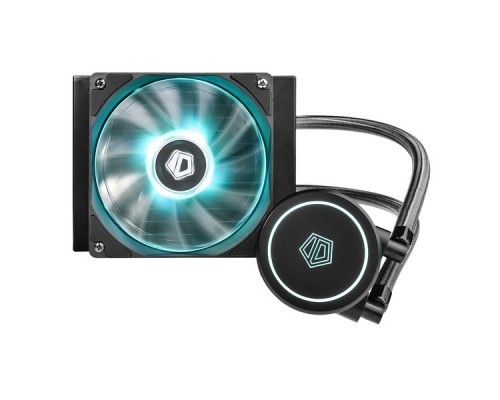 Комплект водяного охлаждения ID-COOLING AURAFLOW X 120 LGA20XX/LGA1366/LGA115X/TR4/AM4/AM3/+/AM2/+/FM2/+/FM1 (12шт/кор,TDP 200W, RGB FAN and PUMP, PWM, FAN 120mm) RET