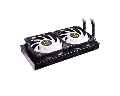 Комплект водяного охлаждения ID-COOLING AURAFLOW X 240 TGA LGA20XX/LGA1366/LGA115X/TR4/AM4/AM3/+/AM2/+/FM2/+/FM1 (6шт/кор,TDP 250W, RGB FAN and PUMP, PWM, DUAL FAN 120mm, ASUS TUF Certified) RET