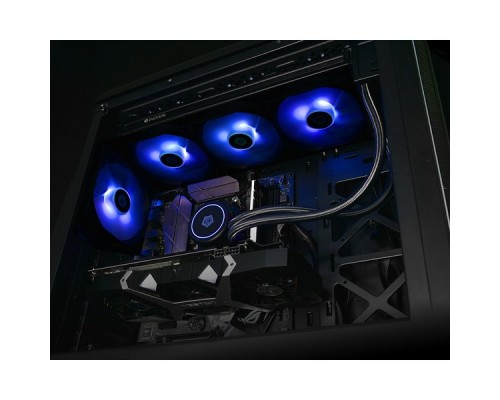 Комплект водяного охлаждения ID-COOLING AURAFLOW X 360 LGA20XX/LGA1366/LGA115X/TRX4/TR4/AM4/AM3/+/AM2/+/FM2/+/FM1 (4шт/кор,TDP 350W, RGB FAN and PUMP, PWM, TRIPLE FAN 120mm) RET