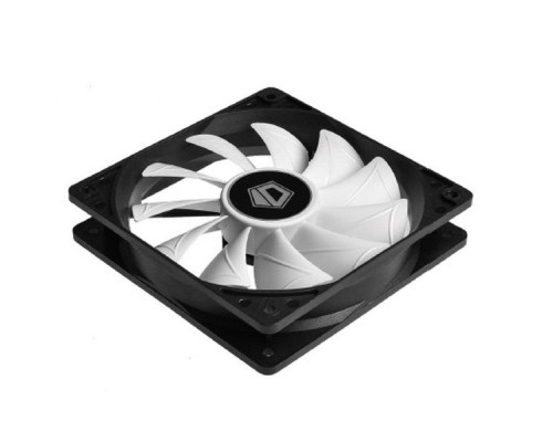 Вентилятор ID-COOLING XF-12025-SD-W 120x120x25мм (80шт./кор, PWM, Low Noise, резиновые углы, 700-1800об/мин, белая крыльчатка)  BOX