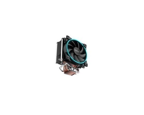 Кулер PCCooler GI-X5B S775/115X/AM2/AM3/AM4 (24 шт/кор, TDP 160W, вент-р 120мм с PWM, Blue LED FAN, 5 тепловых трубок 6мм, 1000-1800RPM, 26.5dBa)