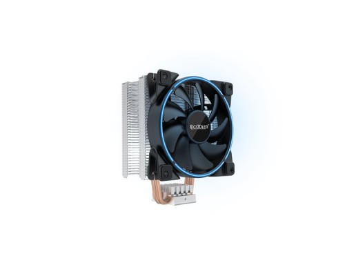 Кулер PCCooler GI-X3B V2 S775/115X/20XX/AM2/AM3/AM4 (24 шт/кор, TDP 125W, вент-р 120мм с PWM, 3 тепловые трубки 6мм, синяя LED подсветка, 1000-1800RPM, 26.5dBa)