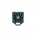 Кулер PCCooler GI-H58UB CORONA B LGA2066/2011/1366/115X/775/AM4/3/3+/AM2/2+/FM1/2/2+ (10 шт/кор, TDP 240W, 120mm PWM SilentPro Blue LED FAN, 5 тепловых трубок 8мм, 1000-1800RPM, 26,5dBa)