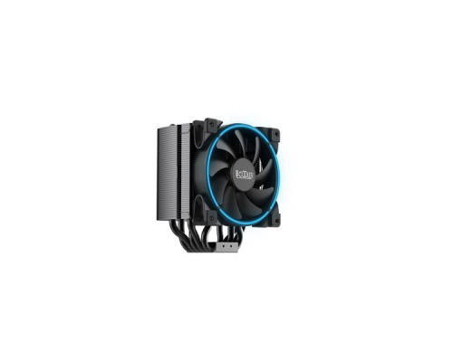 Кулер PCCooler GI-H58UB CORONA B LGA2066/2011/1366/115X/775/AM4/3/3+/AM2/2+/FM1/2/2+ (10 шт/кор, TDP 240W, 120mm PWM SilentPro Blue LED FAN, 5 тепловых трубок 8мм, 1000-1800RPM, 26,5dBa)