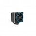 Кулер PCCooler GI-H58UB CORONA B LGA2066/2011/1366/115X/775/AM4/3/3+/AM2/2+/FM1/2/2+ (10 шт/кор, TDP 240W, 120mm PWM SilentPro Blue LED FAN, 5 тепловых трубок 8мм, 1000-1800RPM, 26,5dBa)