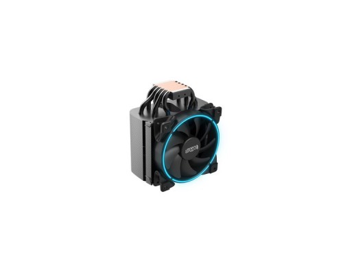 Кулер PCCooler GI-H58UB CORONA B LGA2066/2011/1366/115X/775/AM4/3/3+/AM2/2+/FM1/2/2+ (10 шт/кор, TDP 240W, 120mm PWM SilentPro Blue LED FAN, 5 тепловых трубок 8мм, 1000-1800RPM, 26,5dBa)