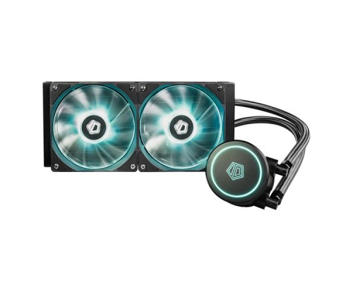 Комплект водяного охлаждения ID-COOLING AURAFLOW X 240 LGA20XX/LGA1366/LGA115X/TR4/AM4/AM3/+/AM2/+/FM2/+/FM1 (6шт/кор,TDP 250W, RGB FAN and PUMP, PWM, DUAL FAN 120mm) RET