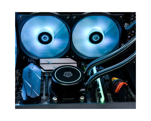 Комплект водяного охлаждения ID-COOLING AURAFLOW X 240 LGA20XX/LGA1366/LGA115X/TR4/AM4/AM3/+/AM2/+/FM2/+/FM1 (6шт/кор,TDP 250W, RGB FAN and PUMP, PWM, DUAL FAN 120mm) RET