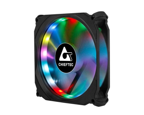 Вентилятор Chieftec CHIEFTRONIC CF-1225RGB 120x120x25мм (80шт./кор, Addresable RGB, 1200об/мин, 6pin)  BOX