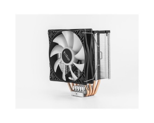 Кулер PCCooler GI-X4S S775/115X/20XX/AM2/AM3/AM4 (24 шт/кор, TDP 145W, 120mm PWM LED FAN, 4 тепловые трубки 6мм, 800-1600RPM, 18-30,8dBa)