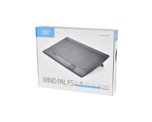 Подставка для охлаждения ноутбука DEEPCOOL WIND PAL FS black (16шт/кор,до 17