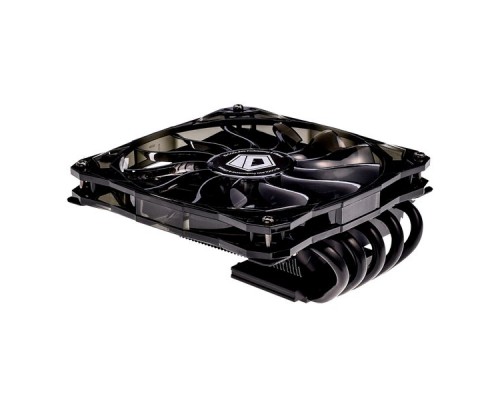 Кулер ID-COOLING IS-50X LGA115X/AM4/AM3/+/AM2/+/FM2/+/FM1 низкопрофильный высота 57mm (27шт/кор, TDP 130W, PWM, 5 тепл.трубки прямого контакта, FAN 120mm, черный) BOX