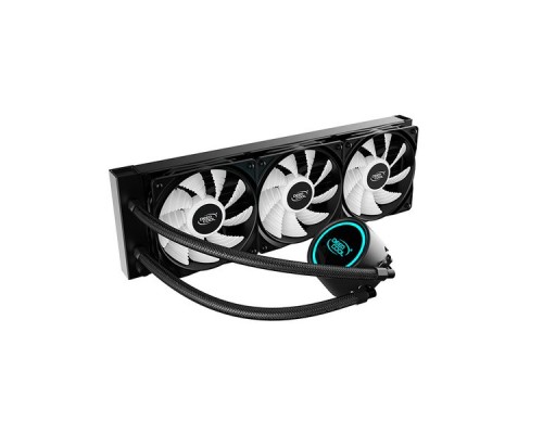 Комплект водяного охлаждения DEEPCOOL GAMMAXX L360 RGB V2 LGA20XX/LGA1366/LGA115X/AM4/AM3/+/AM2/+/FM2/+/FM1 (6шт/кор,TDP 220W, RGB Lighting, Anti-Leak edition, PWM, TRIPLE FAN) RET