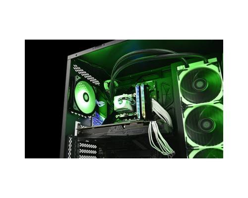 Комплект водяного охлаждения DEEPCOOL CAPTAIN 360 X WHITE LGA20XX/LGA1366/LGA115X/TRX4/TR4/AM4/AM3/+/AM2/+/FM2/+/FM1 (6шт/кор,TDP 280W, RGB Lighting pump, Anti-Leak edition, PWM, TRIPLE FAN) RET