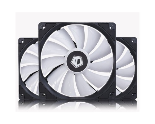 Вентилятор ID-COOLING XF-12025-RGB TRIO (3 in 1) 120x120x25мм (20шт./кор, Пульт управления, PWM, Low Noise, резиновые углы, RGB, 700-1800об/мин)  BOX