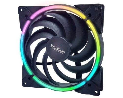 Вентилятор PCCooler CORONA MAX 140 FRGB 140x140x25мм (PWM, Addressable RGB, 40шт./кор, пит. от мат.платы и БП, 1000-1800 об/мин) Retail